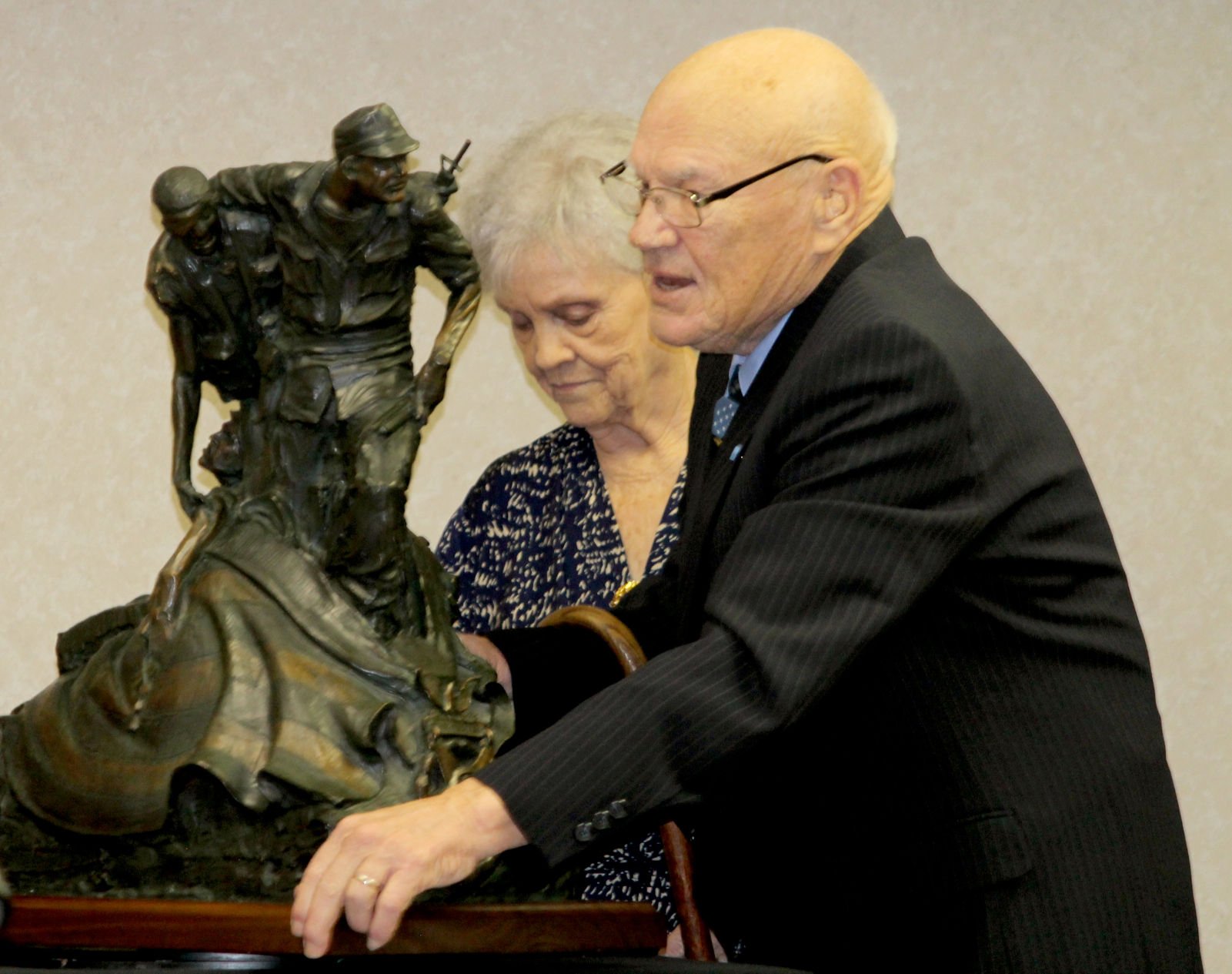 Retired Army Command Sgt. Maj. Bennie Adkins